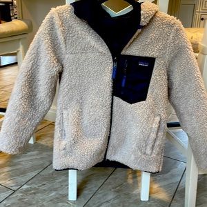 Hooded reversible Boys Patagonia jacket EEUC